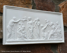 Load image into Gallery viewer, Roman Greek Thorvaldsen The Ages of Love 1824 Cherub nursery plaque wall relief www.Neo-Mfg.com 10&quot; e27
