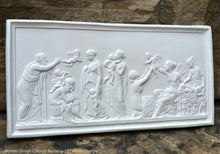 Load image into Gallery viewer, Roman Greek Thorvaldsen The Ages of Love 1824 Cherub nursery plaque wall relief www.Neo-Mfg.com 10&quot; e27
