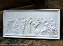 Load image into Gallery viewer, Roman Greek Thorvaldsen The Ages of Love 1824 Cherub nursery plaque wall relief www.Neo-Mfg.com 10&quot; e27
