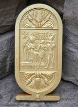 Load image into Gallery viewer, Egyptian Cartouche shenu Artifact Carved Sculpture Statue 8&quot; ww.Neo-Mfg.com Home decor k31
