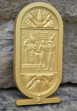 Load image into Gallery viewer, Egyptian Cartouche shenu Artifact Carved Sculpture Statue 8&quot; ww.Neo-Mfg.com Home decor k31
