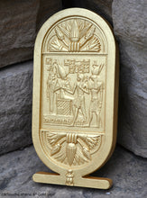 Load image into Gallery viewer, Egyptian Cartouche shenu Artifact Carved Sculpture Statue 8&quot; ww.Neo-Mfg.com Home decor k31
