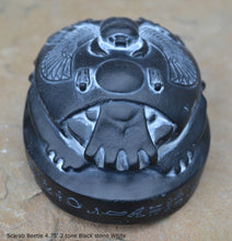 Load image into Gallery viewer, History Egyptian Scarab winged Sculptural statue www.Neo-Mfg.com 4.75&quot;
