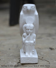 Load image into Gallery viewer, History Egyptian Ramses II child protected Colossal Hurun Tanis Artifact Sculpture 3&quot; www.Neo-Mfg.com museum reproduction
