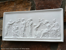 Load image into Gallery viewer, Roman Greek Thorvaldsen The Ages of Love 1824 Cherub nursery plaque wall relief www.Neo-Mfg.com 10&quot; e27
