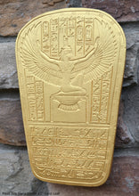 Load image into Gallery viewer, History Egyptian Maat Isis Stela Plaque Coffin Artifact Sculpture 11&quot; www.Neo-Mfg.com home decor g19 j32
