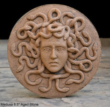 Load image into Gallery viewer, Roman Greek Medusa Sculptural wall relief plaque www.Neo-Mfg.com 8.5&quot; Museum reproduction n11
