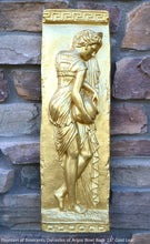 Load image into Gallery viewer, Roman Greek Carved nymph Fountain of Innocents Danaides of Argos Bowl Figure Sculptural Wall frieze plaque relief www.Neo-Mfg.com 22&quot;
