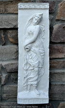 Load image into Gallery viewer, Roman Greek Carved nymph Fountain of Innocents Danaides of Argos Water Figure Sculptural Wall frieze plaque relief www.Neo-Mfg.com 22&quot;
