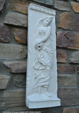 Load image into Gallery viewer, Roman Greek Carved nymph Fountain of Innocents Danaides of Argos Water Figure Sculptural Wall frieze plaque relief www.Neo-Mfg.com 22&quot;
