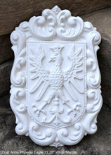 Load image into Gallery viewer, Coat Arms Griffin Crown Eagle wall sculpture plaque www.NEO-MFG.com 13.75&quot;
