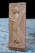 Load image into Gallery viewer, Assyrian Guard of the Kings Persian Persepolis guard king Susa Soldiers darius relief art Wall Sculpture 12&quot; www.Neo-Mfg.com e17
