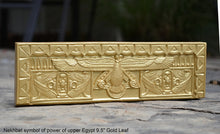 Load image into Gallery viewer, Egyptian Nekhbet symbol of power of upper Egypt Frieze fragment Sculpture reproduction art 9.5&quot; www.Neo-Mfg.com home decor
