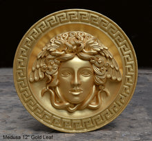 Load image into Gallery viewer, History Medusa Artifact Carved wall plaque Sculpture Statue 12&quot; www.Neo-Mfg.com high relief c6
