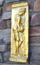 Load image into Gallery viewer, Roman Greek Carved nymph Fountain of Innocents Danaides of Argos Bowl Figure Sculptural Wall frieze plaque relief www.Neo-Mfg.com 22&quot;
