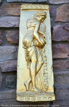 Load image into Gallery viewer, Roman Greek Carved nymph Fountain of Innocents Danaides of Argos Bowl Figure Sculptural Wall frieze plaque relief www.Neo-Mfg.com 22&quot;
