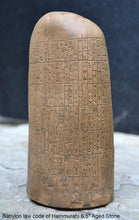 Load image into Gallery viewer, Babylon law code of Hammurabi Fragment Sculptural wall relief plaque www.Neo-Mfg.com 6.5&quot;
