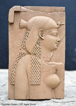 Load image into Gallery viewer, History Egyptian Queen Sculptural wall relief plaque www.Neo-Mfg.com 7.25&quot; b30
