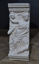 Load image into Gallery viewer, Roman Greek Fate Clotho from Pergamon Frieze Fragment Sculptural wall relief plaque www.Neo-Mfg.com 10&quot; home decor b26
