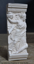 Load image into Gallery viewer, Roman Greek Fate Clotho from Pergamon Frieze Fragment Sculptural wall relief plaque www.Neo-Mfg.com 10&quot; home decor b26
