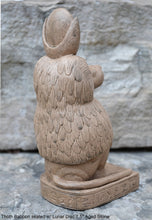 Load image into Gallery viewer, Egyptian Thoth Baboon seated w/ Lunar Disc Sculpture Statue 7.5&quot; www.Neo-Mfg.com Museum Replica
