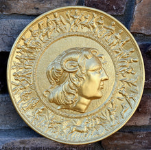 Load image into Gallery viewer, Roman Greek Alexander the Great Lysimachos Sculptural Wall relief plaque www.Neo-Mfg.com 12&quot; c12
