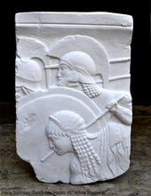 Load image into Gallery viewer, Roman Greek Hera Siphnian Sanctuary Apollo Sculptural Wall frieze plaque Fragment relief www.Neo-Mfg.com 16&quot; home decor
