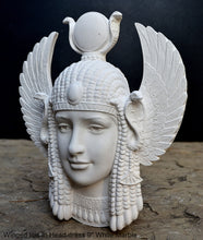 Load image into Gallery viewer, Egyptian Winged Isis in Head dress wall plaque Sculpture art 9&quot; www.Neo-Mfg.com home decor p16
