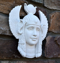 Load image into Gallery viewer, Egyptian Winged Isis in Head dress wall plaque Sculpture art 9&quot; www.Neo-Mfg.com home decor p16
