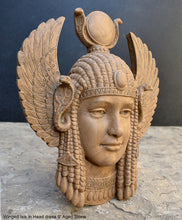 Load image into Gallery viewer, Egyptian Winged Isis in Head dress wall plaque Sculpture art 9&quot; www.Neo-Mfg.com home decor p16
