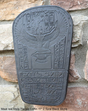 Load image into Gallery viewer, History Egyptian Maat Isis Stela Plaque Coffin Artifact Sculpture 11&quot; www.Neo-Mfg.com home decor g19 j32
