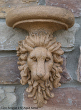 Load image into Gallery viewer, Lion sconce wall Sculpture plaque 9.5&quot; www.Neo-Mfg.com Home decor
