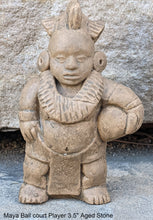 Load image into Gallery viewer, Aztec Maya Mesoamerica Chichen Itza Ball court Player statue sculpture figure www.Neo-Mfg.com 3.5&quot;
