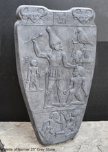 Load image into Gallery viewer, History Egyptian Palette of Narmer Sculptural wall relief www.Neo-Mfg.com 25&quot; Museum reproduction Grand scale
