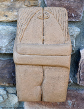 Load image into Gallery viewer, History Brancusi Kiss Sculptural wall relief www.Neo-Mfg.com 9&quot; home plaque art
