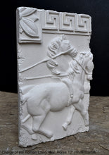 Load image into Gallery viewer, Charge of the Roman Charioteer Horse Sculpture Statue Chariot Horse 12&quot; www.Neo-mfg.com m4
