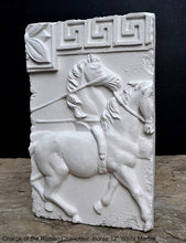 Load image into Gallery viewer, Charge of the Roman Charioteer Horse Sculpture Statue Chariot Horse 12&quot; www.Neo-mfg.com m4
