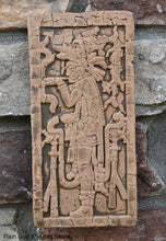 Load image into Gallery viewer, Aztec Maya Mesoamerica Rain God plaque wall Sculpture Statue www.Neo-Mfg.com 8.125&quot; j4
