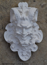 Load image into Gallery viewer, Greenman Satyr French Wall Plaque sculpture Sconce www.Neo-Mfg.com 12&quot; home decor art
