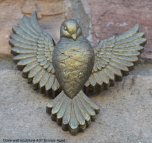 Load image into Gallery viewer, Nature Bird Dove Sculptural wall plaque relief home decor www.Neo-Mfg.com 4.5&quot;
