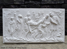 Load image into Gallery viewer, Roman Greek Death of a Solider Wall plaque relief sculpture 18&quot; www.Neo-Mfg.com
