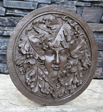 Load image into Gallery viewer, Nature Garden Greenwoman Sculpture Plaque 12&quot; Neo-Mfg
