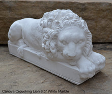 Load image into Gallery viewer, Canova Crouching Lion Sculpture Statue 8.5&quot; long www.Neo-Mfg.com home decor
