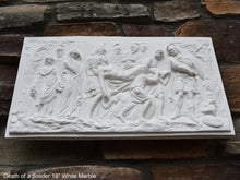 Load image into Gallery viewer, Roman Greek Death of a Solider Wall plaque relief sculpture 18&quot; www.Neo-Mfg.com
