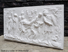 Load image into Gallery viewer, Roman Greek Death of a Solider Wall plaque relief sculpture 18&quot; www.Neo-Mfg.com
