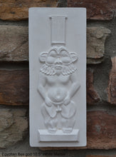 Load image into Gallery viewer, History Egyptian Bes god Sculptural wall relief www.Neo-Mfg.com 10.5&quot; j10
