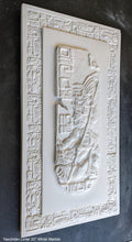 Load image into Gallery viewer, Aztec Mayan Yaxchilán Lintel Sculpture 20&quot; www.Neo-Mfg.com Plaque relief carving
