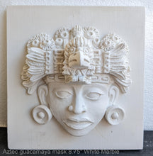 Load image into Gallery viewer, Aztec Maya Warrior mask Head of guacamaya (macaw) from Xochicalco Sculpture Statue 8.75&quot; www.Neo-Mfg.com Museum reproduction
