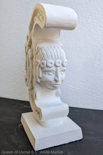 Load image into Gallery viewer, Aztec Mayan Queen of Uxmal Architectural element bust Sculpture 8.5&quot; www.Neo-Mfg.com home decor
