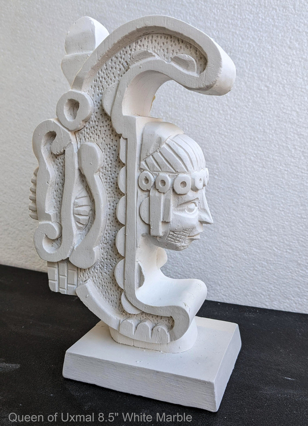 Aztec Mayan Queen of Uxmal Architectural element bust Sculpture 8.5